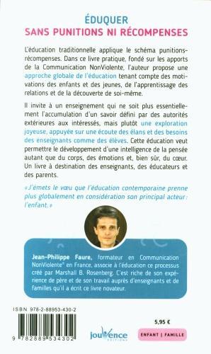Image du produit Eduquer sans punitions ni récompenses (Français, Faure Jean-Philippe, 2021)
