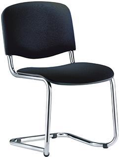 Produktbild NoName Besucherstuhl ISO swing chrom/schwarz