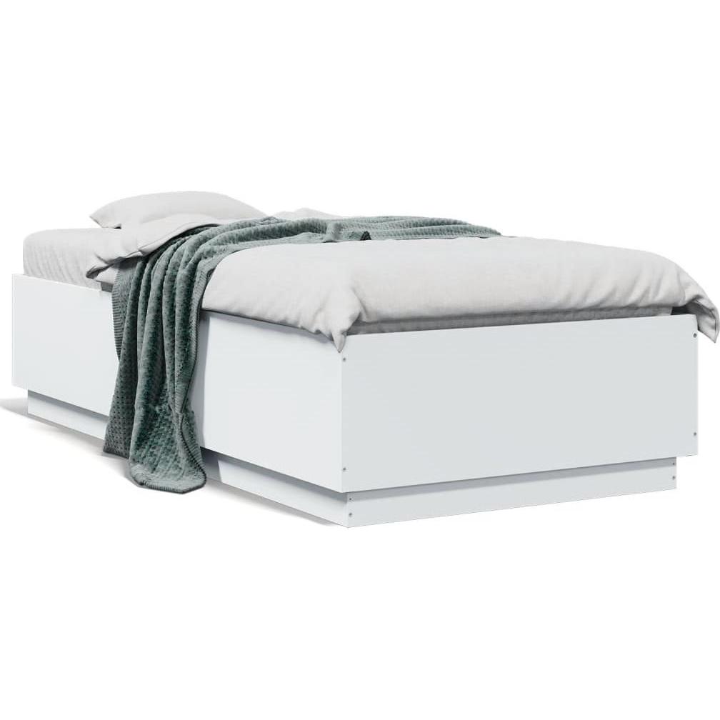 VidaXL, Bett, Bettgestell mit LED (100 x 200 cm)