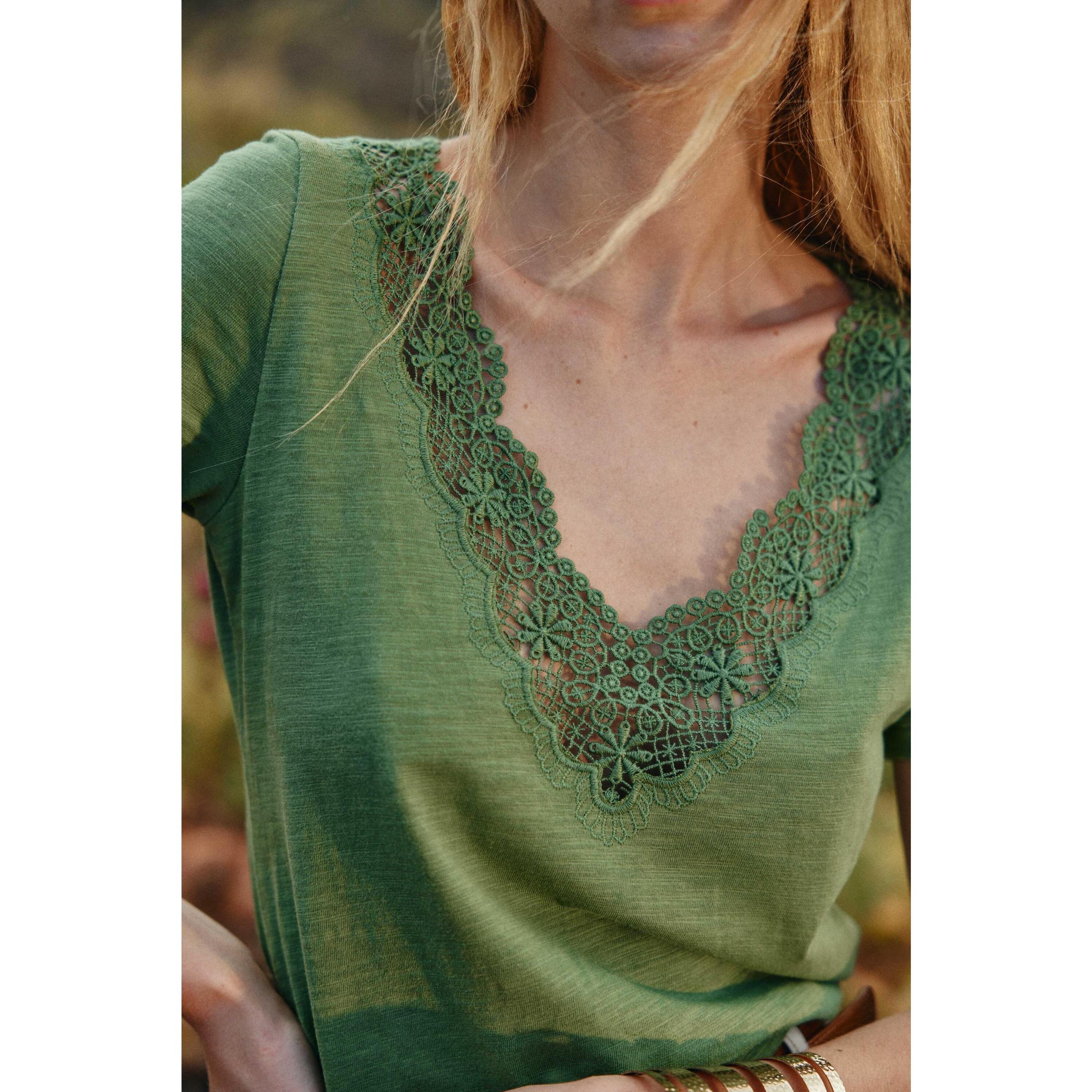 Thumbnail - La Petite Étoile, Damen, Shirt, t-shirt damen talsmo, Grün, (40)