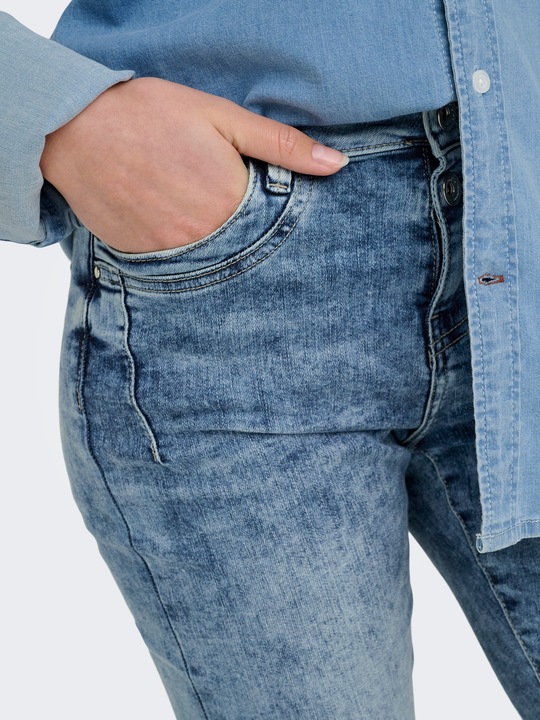 Actual product image Only Onlblush Mid Sk Ank Db Dnm Tai (32)