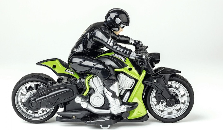 Actual product image Carson RC Devil Bike 100% RTR green