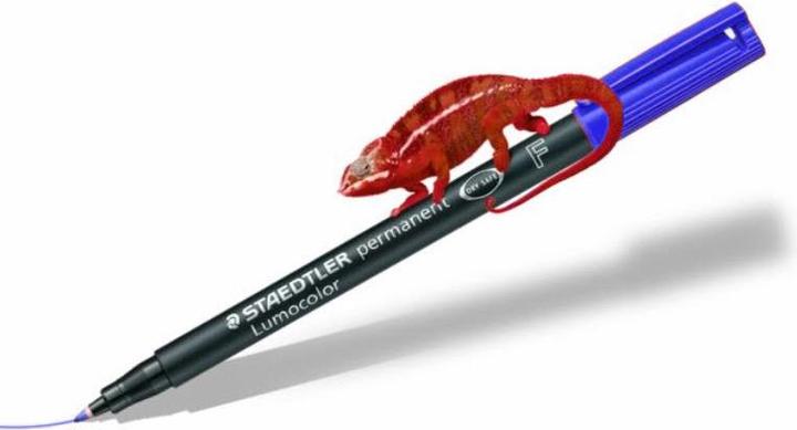Actual product image Staedtler Lumocolor permanent (Blue, 0.60 mm, 1 x)