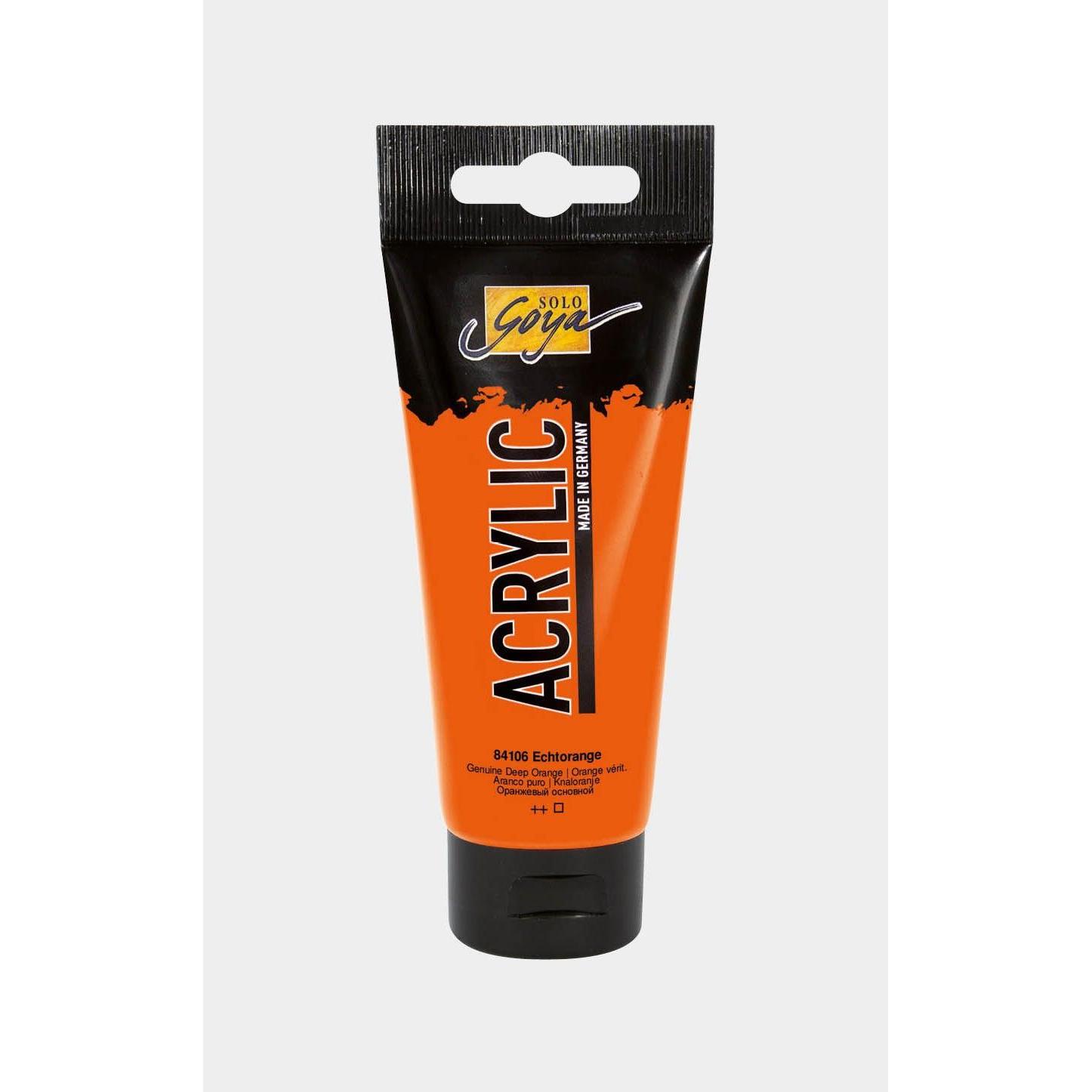 Thumbnail - Kreul, Künstlerfarbe + Bastelfarbe, Basic Acryl 100ml (Echtorange, 100 ml)