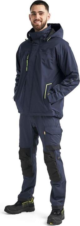 Immagine prodotto Blakläder BlÃ¥klÃ¤der 4484 winterjas 4-weg stretch - blauw/High Vis geel maat M (M)