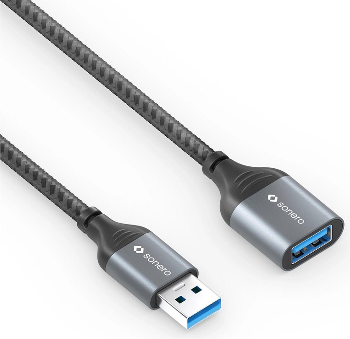 Sonero Câble d'extension USB 3.0 USB A - USB A 0,5 m (0.50 m, USB 3.0)