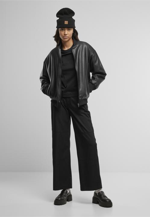 Produktbild Urban Classics Leatherpatch Long Beanie (One Size)