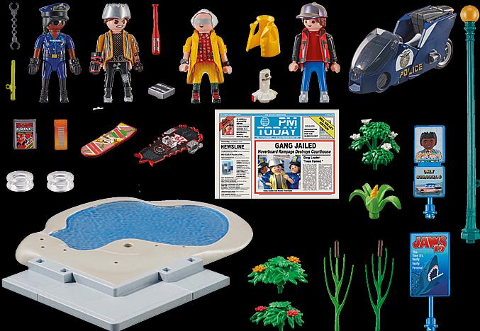 Immagine prodotto Playmobil Ritorno al Futuro Parte II Inseguimento con Hoverboard (70634, Playmobil Ritorno al futuro)