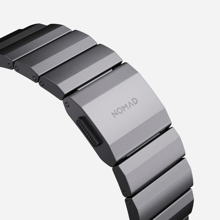 Produktbild Nomad Armband Aluminium Apple Watch Gray (49 mm, Aluminium, grade N52 magnet, Edelstahl 316)