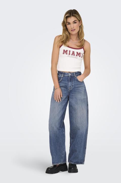 Actual product image Only ONLTAYLOR Hohe Taille Barrel Fit Jeans Locker geschnitten
