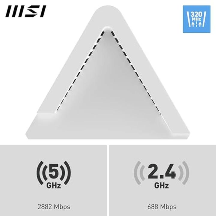 Image du produit MSI Roamii Be Lite Wifi 7 Mesh System 2 Pack