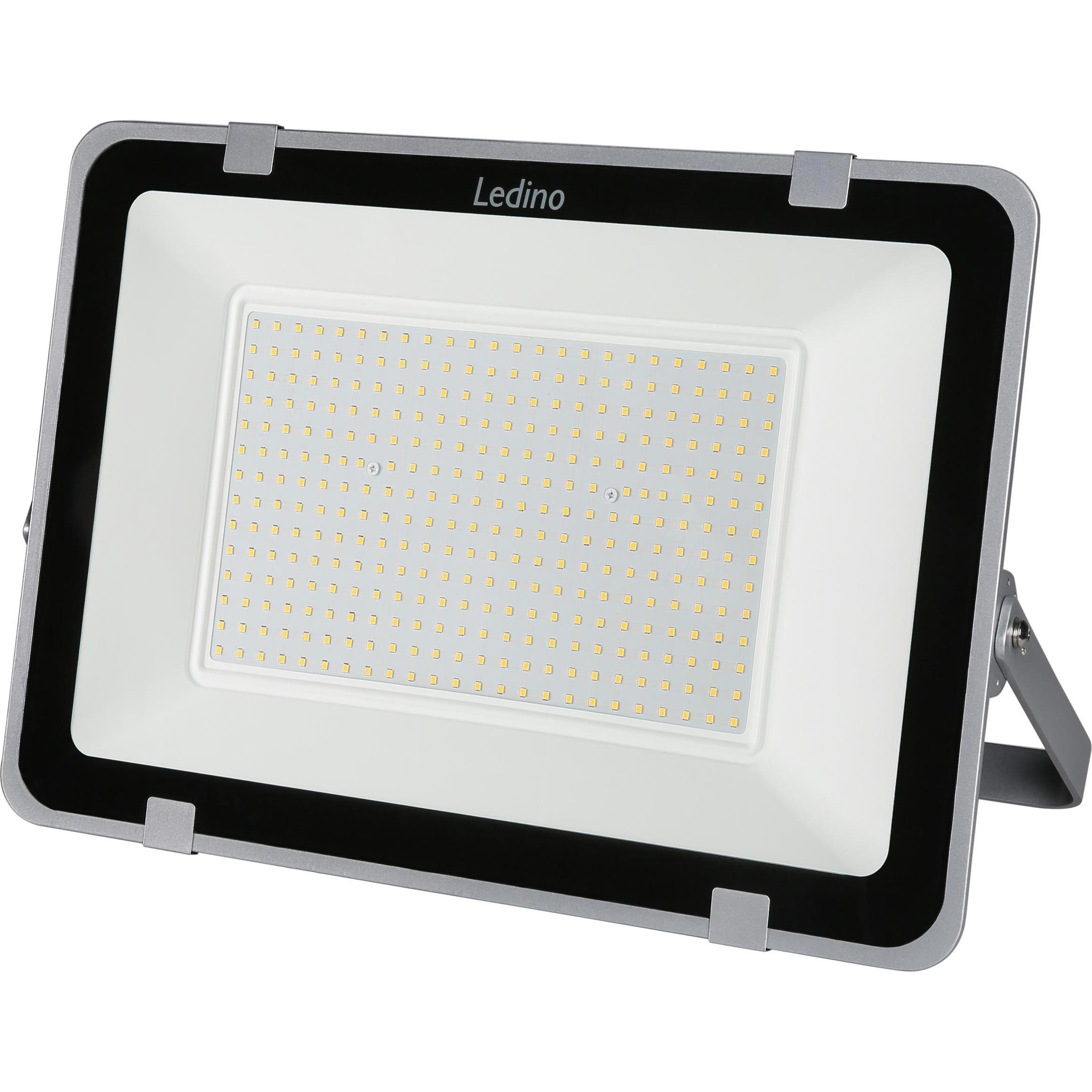 Ledino Flutlichtstrahler Oberbilk 300 4000 K 300 W (LED), Scheinwerfer, Schwarz