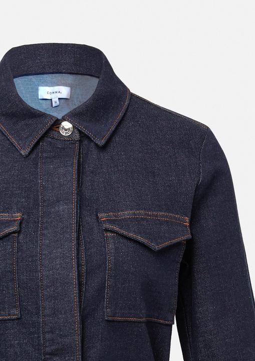 Immagine prodotto Comma Indoor-Jacke Tailliertes Denim-Overshirt mit Gürtel (42)