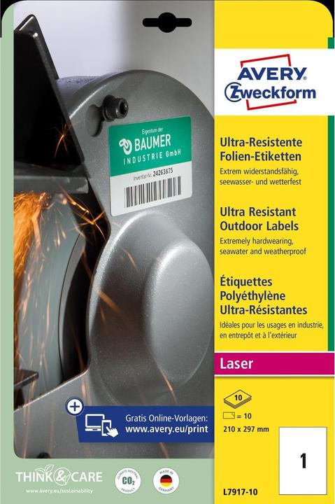 Produktbild Avery Ultra-robuste Folienetiketten