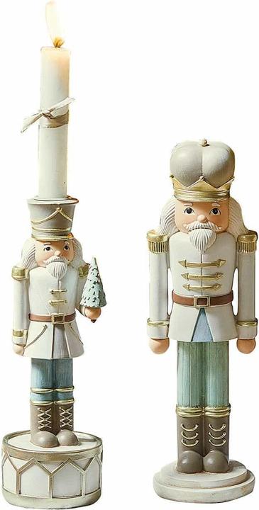 Actual product image Loberon Decorative Nutcracker with Candlestick Ellicott colourful