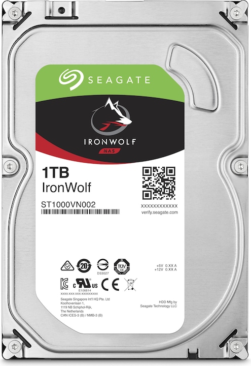 Immagine prodotto Seagate IronWolf (1 TB, 3.5", CMR)