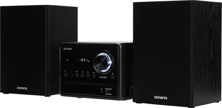 Actual product image Aiwa MCBT-350 Micro Hi-Fi System, black (Bluetooth, CD player, 2x 10 W)