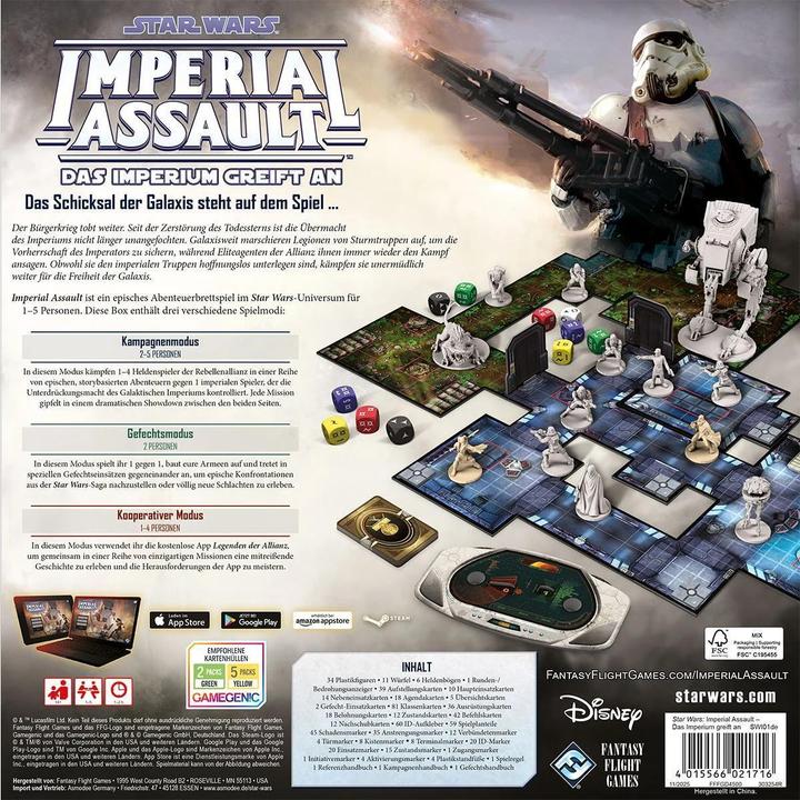 Image du produit FFG Star Wars Imperial Assault FR (Allemand, 1 - 5 Joueur)