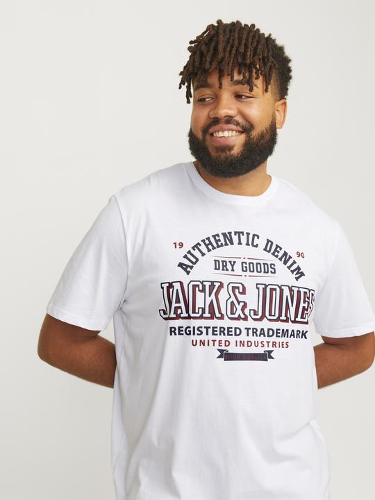 Immagine prodotto Jack & Jones Jjelogo Tee Ss O-Neck 2 Col Aw24 S Pls (6XL)