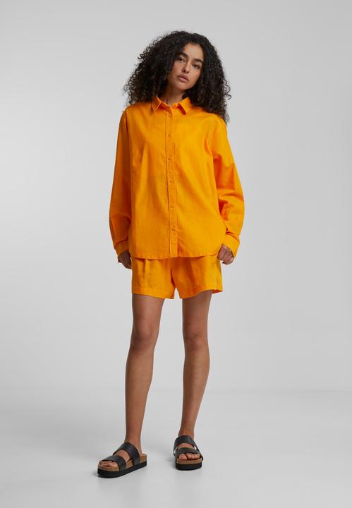 Image du produit Urban Classics Ladies Linen Mixed Oversized Shirt - 165597 (L)