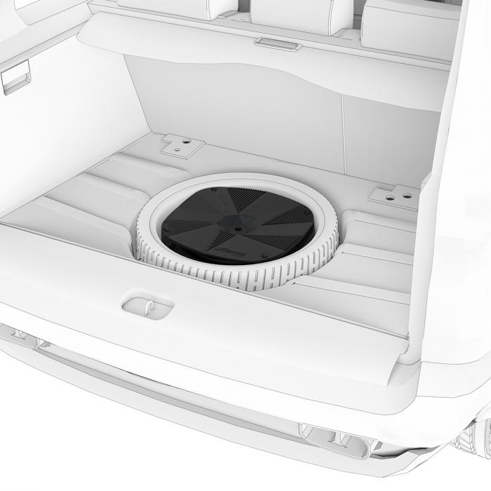 Immagine prodotto ETON RES12, Aktiv-Subwoofer für den Einbau im Reserverad/Ersatzrad (500 W)