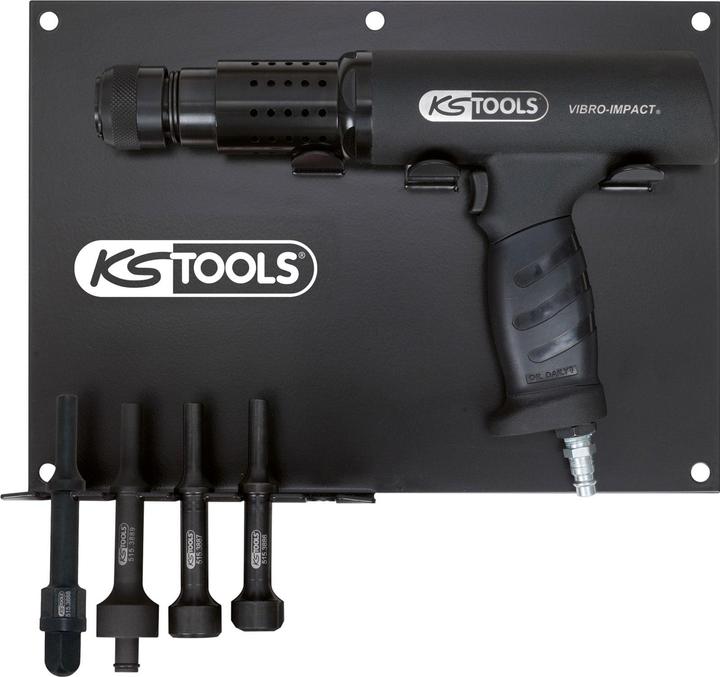 KS Tools Vibro-Power pneumatic chisel hammer set. 6 pcs. 51 (Petrol)