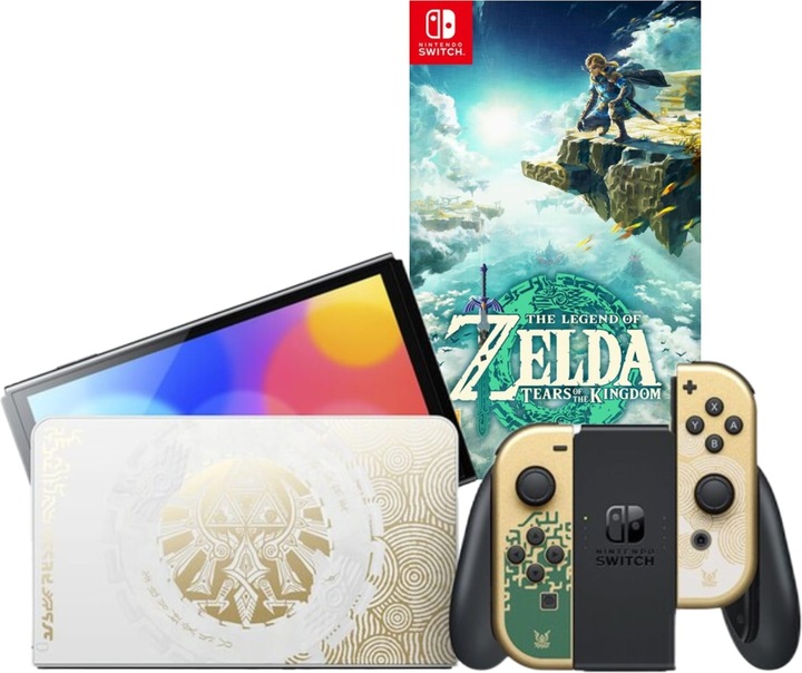 Actual product image Nintendo OLED model TofK Edition + The Legend of Zelda: Tears of the Kingdom