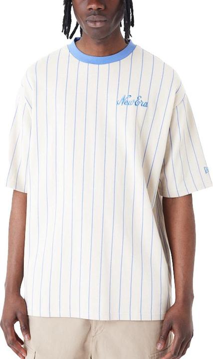 Produktbild New Era Oversized Shirt - PINSTRIPE stone beige - XL (XL)