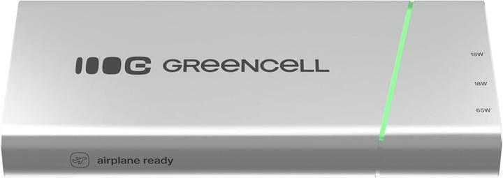 Actual product image GreenCell Power bank Green cell Enerģijas krātuve Green cell PowerPlayPro 20800mAh 65W (20800 mAh, 65 W)