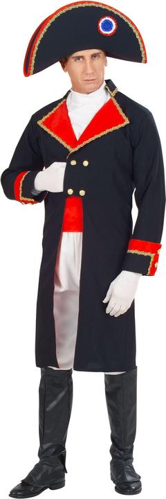 Produktbild Widmann Napoleon Bonaparte Schlacht Uniform mit Jacke, Jabot, Hose, Gürtel, Stiefelüberzieher, Hut (L)