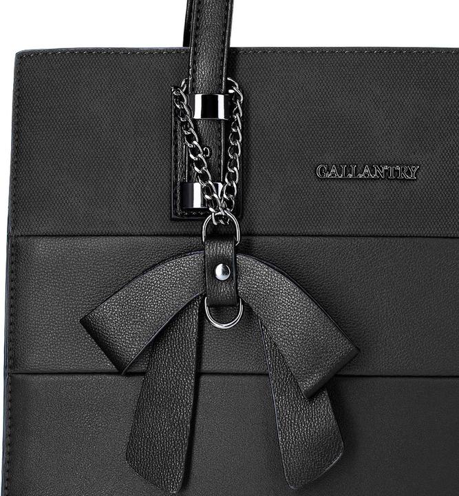 Produktbild Gallantry Damenhandtasche Politexture Schwarz (5 l)