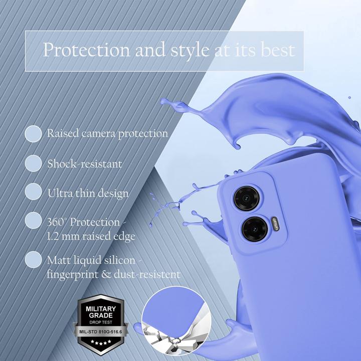 Image du produit Cadorabo Coque pour Motorola Moto G35 TPU Liquid Silicone Case (Motorola Moto G35)