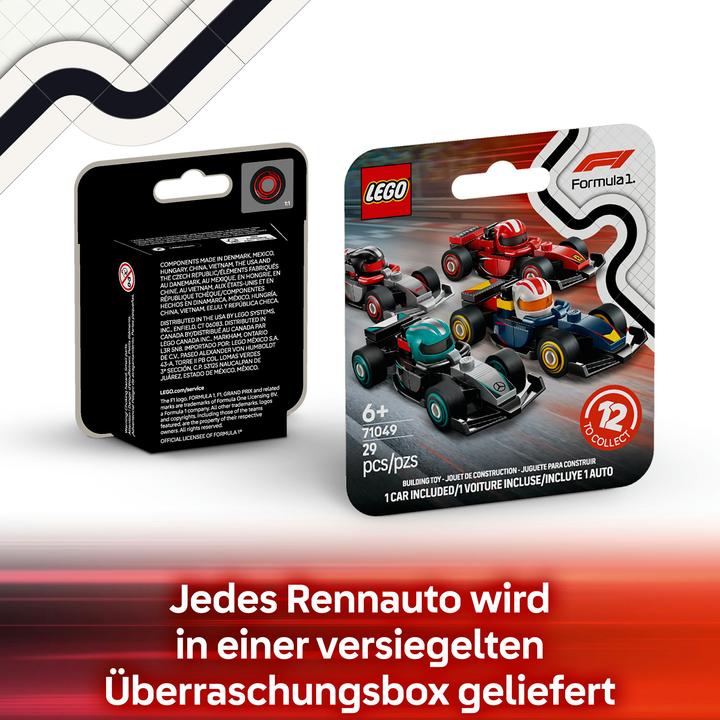 Image du produit LEGO Voitures de course F1 à collectionner (Assortiment) (71049, LEGO Minifigures)