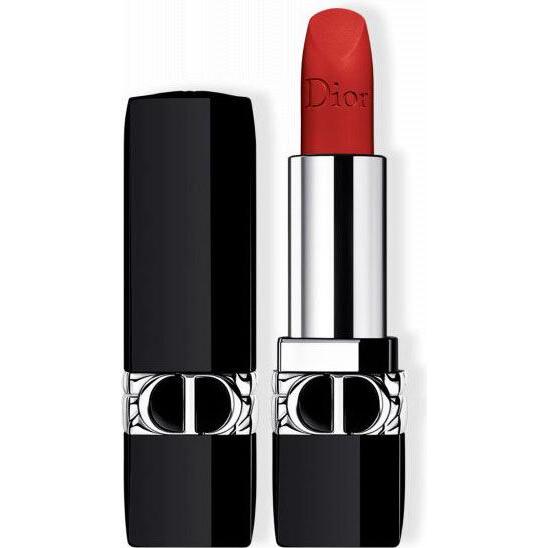 Dior, Lippenstift + Lipgloss, Rouge (999 Matte)