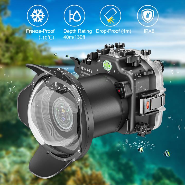 Actual product image Seafrogs SP-18 Camera Housing XT5 (body) (Underwater housing, Fujifilm X-T5)