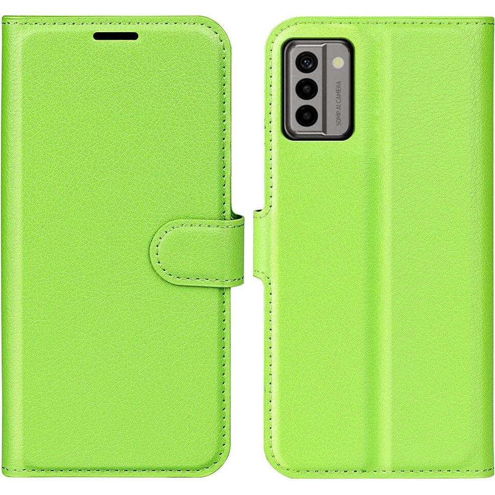 Cover-Discount Nokia G22 - Leder Etui Hülle grün (Nokia G22), Smartphone Hülle, Grün