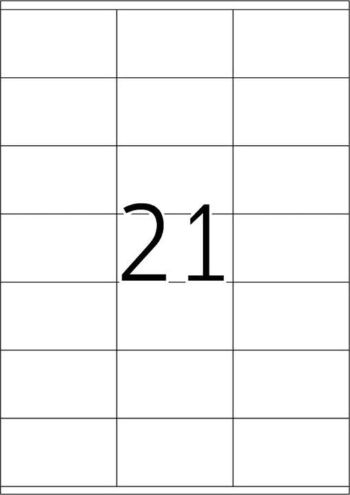 Actual product image HERMA Universal labels A4