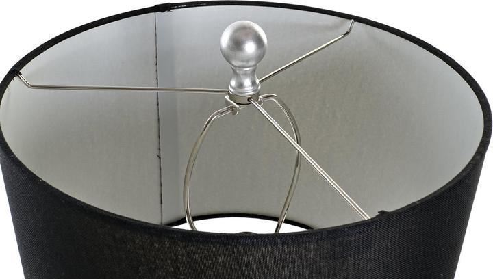 Immagine prodotto DKD Home Decor Desk lamp Black Silver Polyester Acrylic Resin 220 V 60 W (33 x 33 x 74 cm)