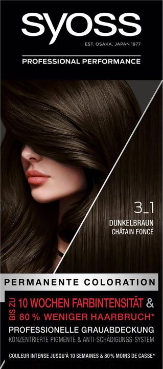 Produktbild Syoss Permanente Coloration (3-1 Dunkelbraun)