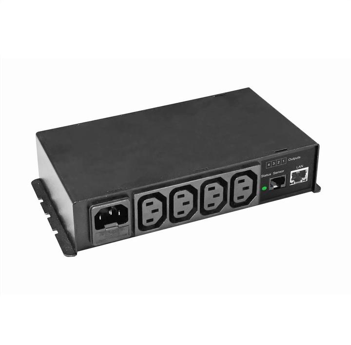 Actual product image Gude 1141-1 4-way switched PDU with measurement and monitoring