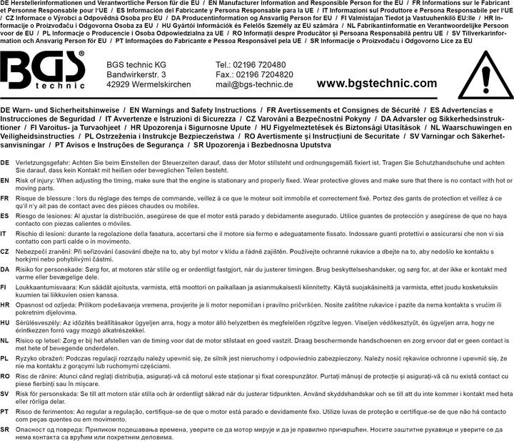 Actual product image BGS Engine Timing Tool Set for Ford, Mazda, Volvo