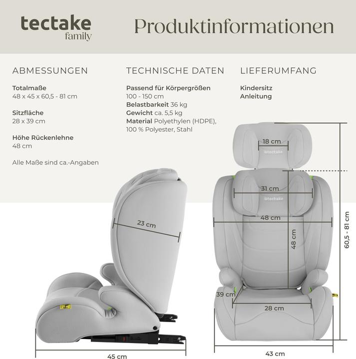 Produktbild tectake Levi (Kindersitz)