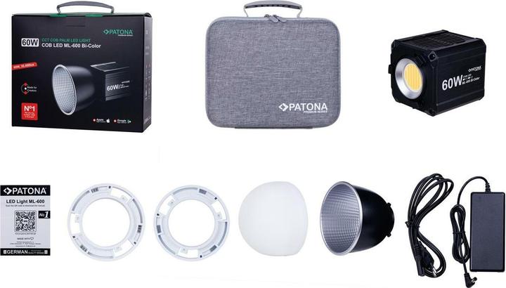 Actual product image Patona Premium LED 60W COB ML-600 (Video light)