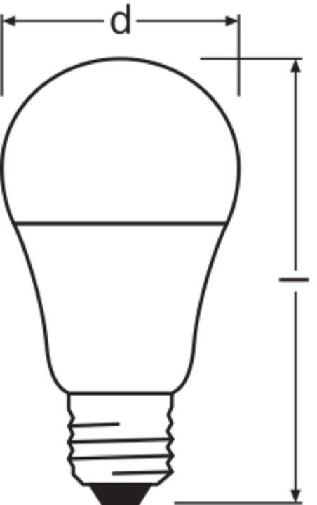 Productafbeelding Osram LED-lamp (E27, 10.50 W, 1055 lm, 1 x, F)