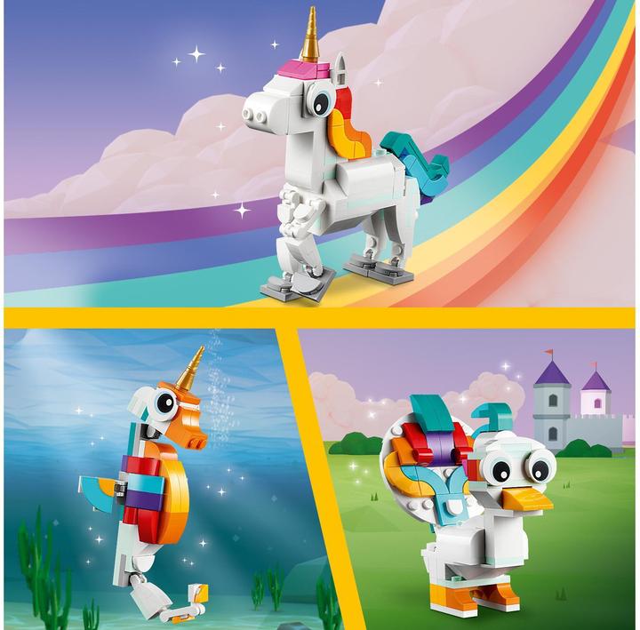 Actual product image LEGO 31140 Magic Unicorn (31140, LEGO Creator 3-in-1)