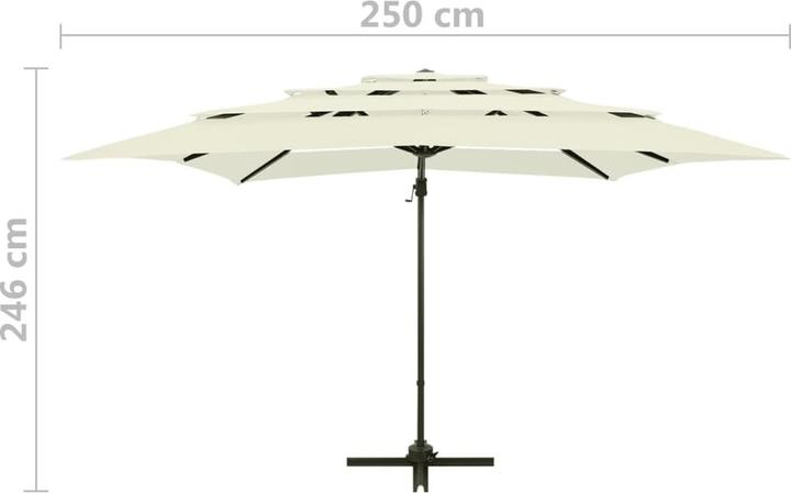 Immagine prodotto vidaXL Sonnenschirm (2.50 m)