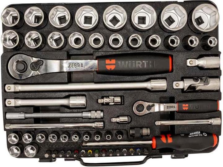 Actual product image Würth Socket spanner assortment