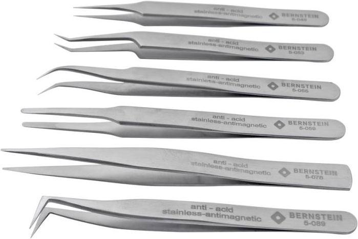 Immagine prodotto Bernstein Set di pinzette SMD 6 pezzi.