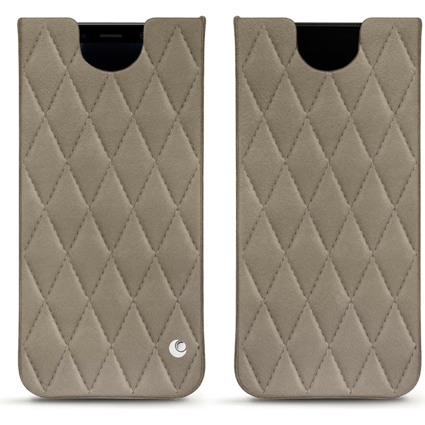 Noreve Lederschutzhülle (Samsung Galaxy S8), Smartphone Hülle, Beige