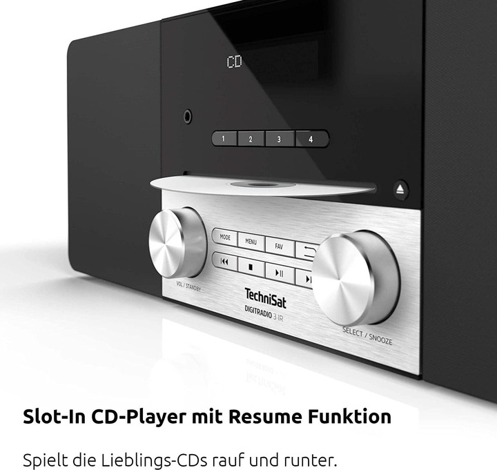 Produktbild TechniSat DigitRadio 3 IR (FM, DAB+, Internetradio, Bluetooth, WLAN)